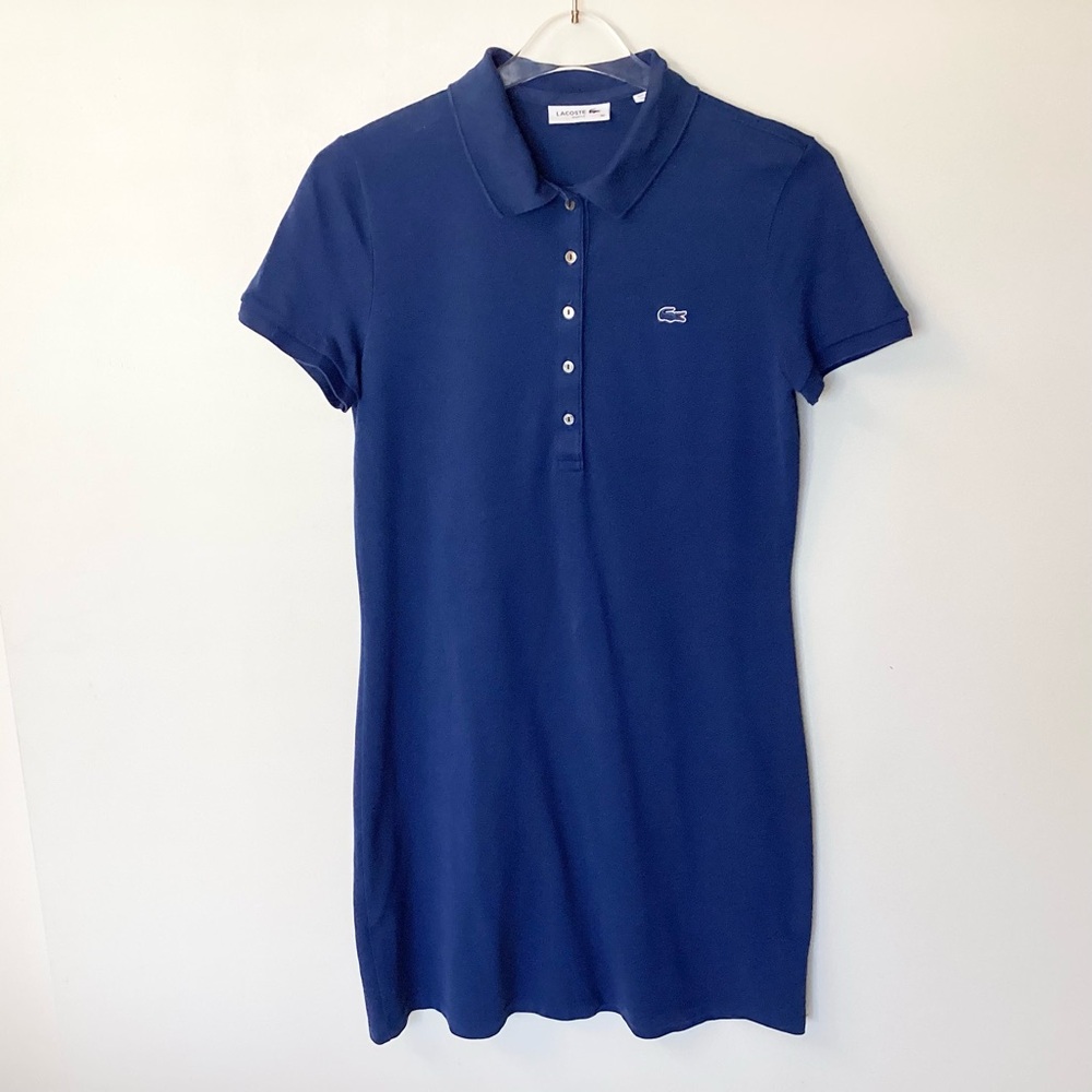 Lacoste Blue Polo Dress